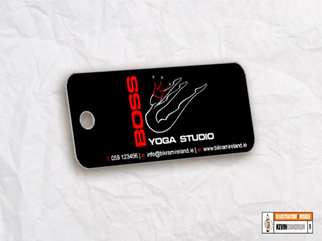 Boss Yoga Studios Fob Key card