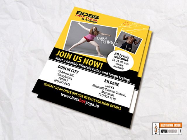 Boss Yoga Studios Flyer – Join us