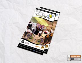 Bee Happy Cafe Flyer