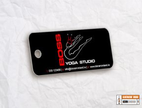 Boss Yoga Studios Fob Key card