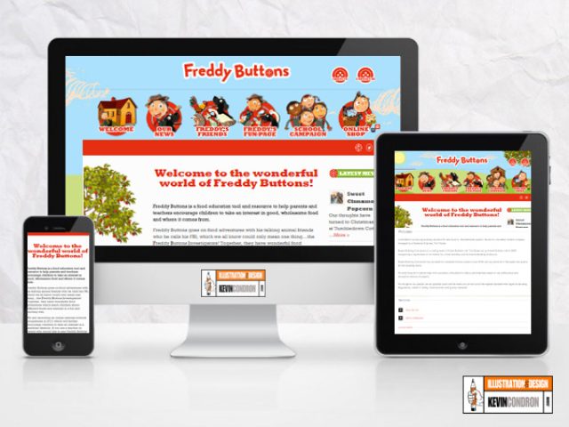 Freddy Buttons Website