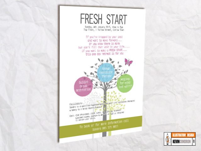 Fresh Start A4 poster