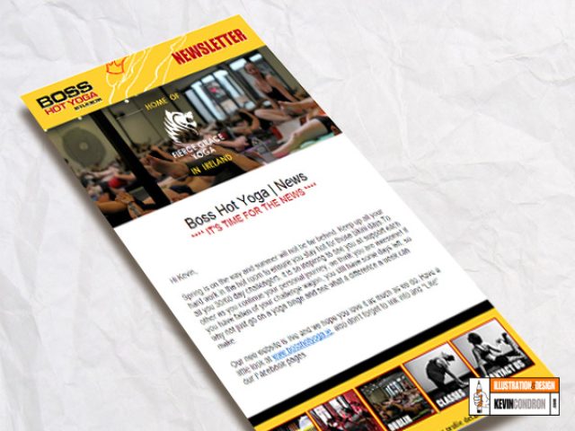 Boss Yoga digital newsletter