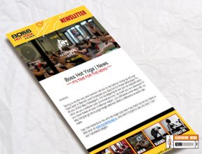 Boss Yoga digital newsletter
