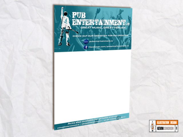 PubEntertainment.ie A3 Poster