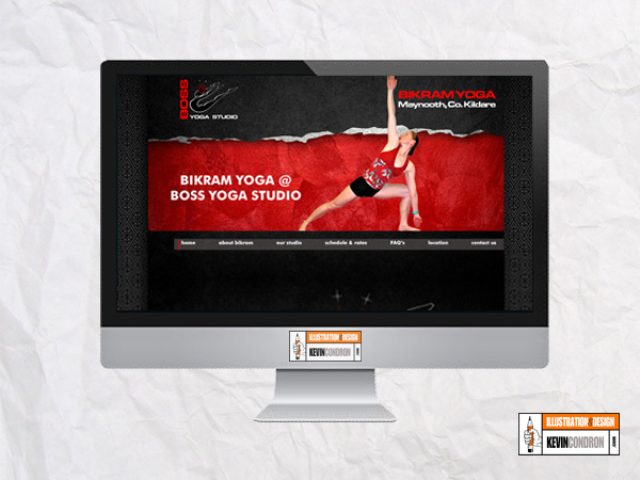Boss Yoga Studios Website (Kildare)